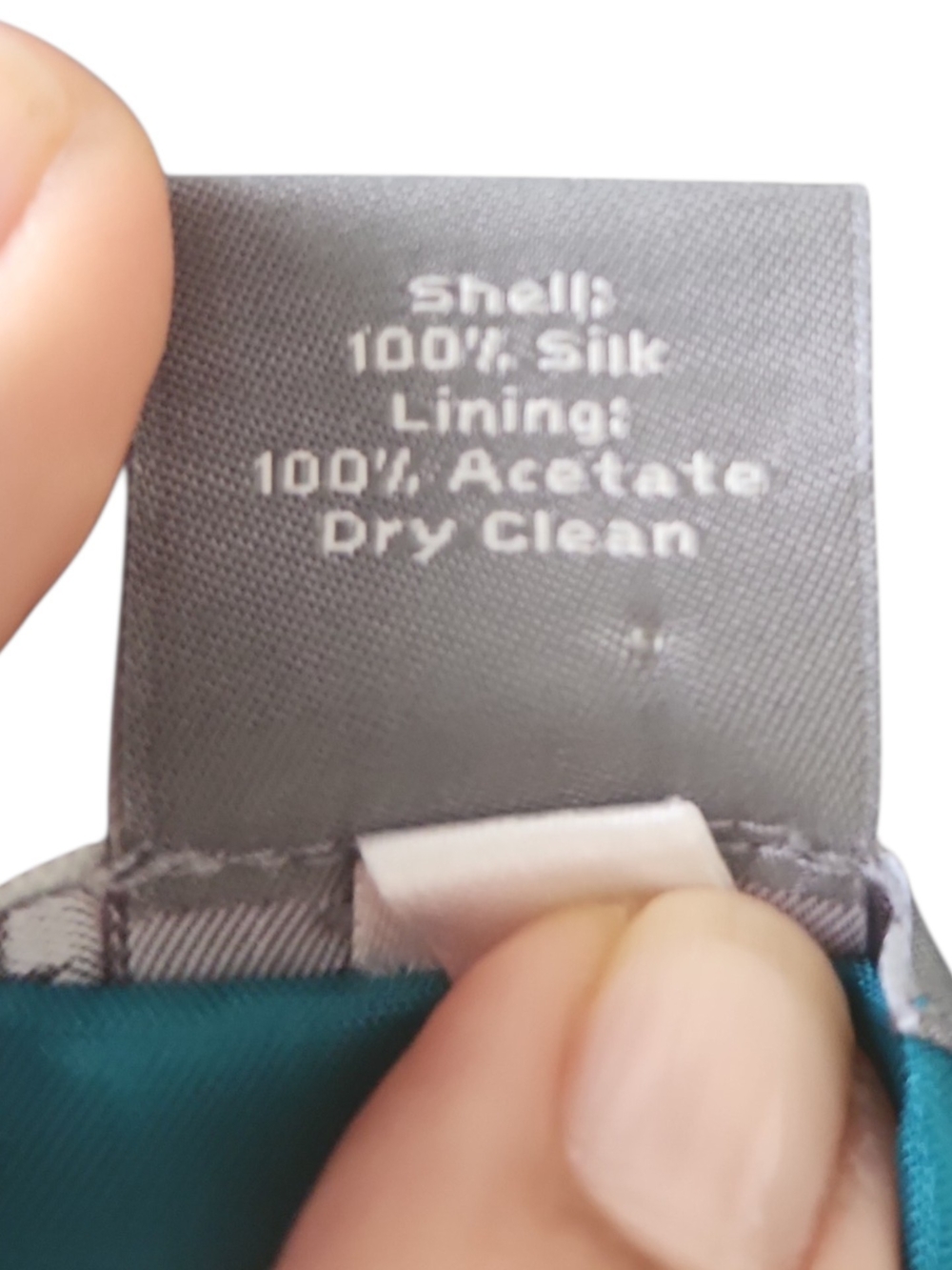 Ann Taylor Sleeveless Square Neckline Teal Green Silk Tropical Print Dress Size6 - Picture 3 of 13